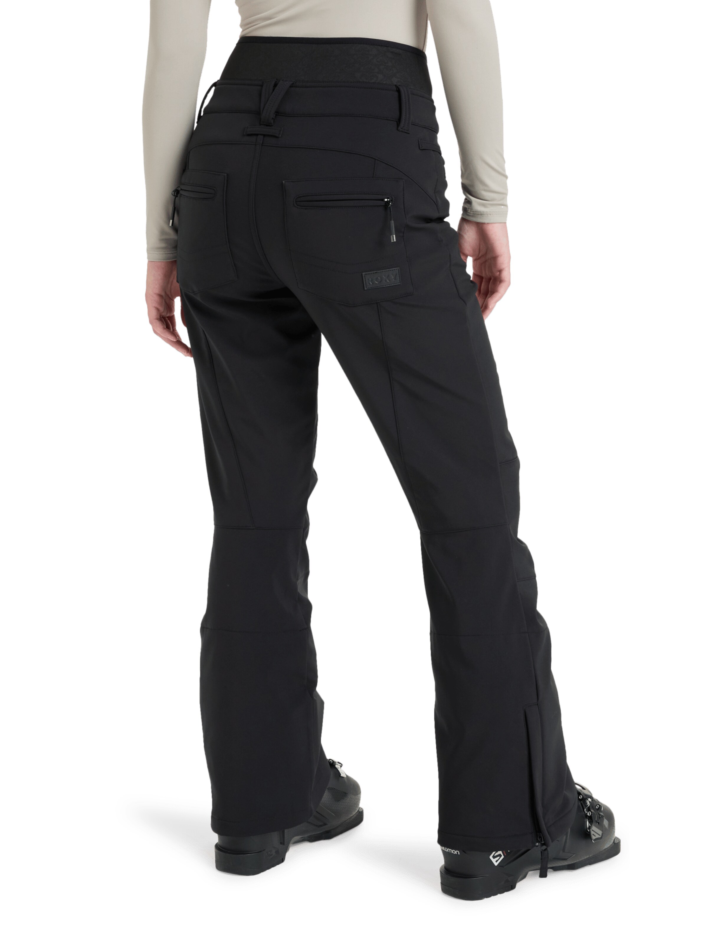 ROXY Regular Sporthose 'Rising High' in Schwarz