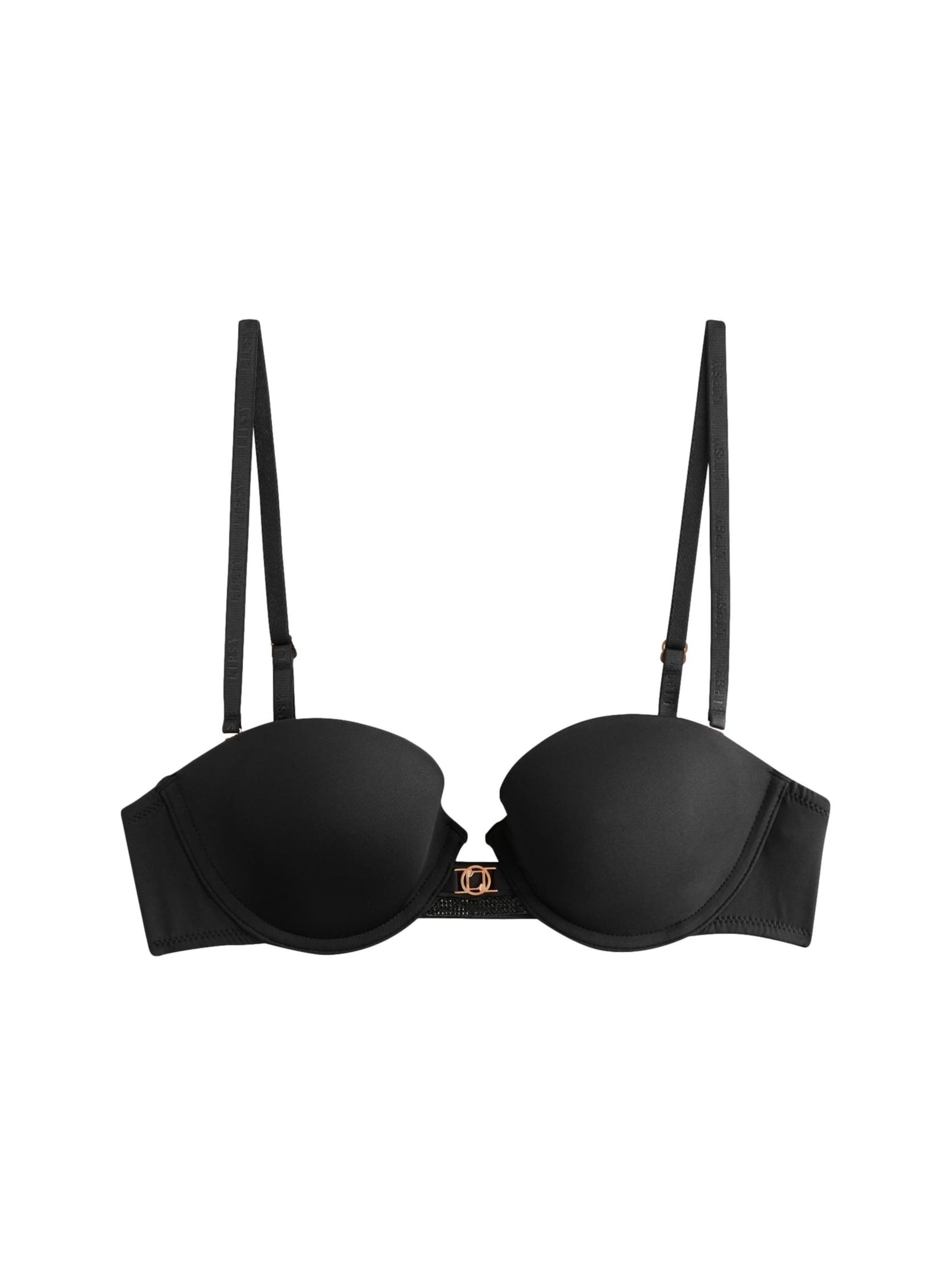 T-shirt Reggiseno di Lipsy in nero: frontale