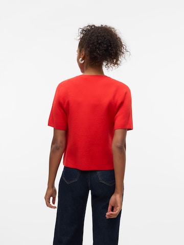 VERO MODA Cardigan 'VMGold' i rød