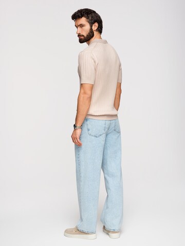 Ombre Shirt in Beige
