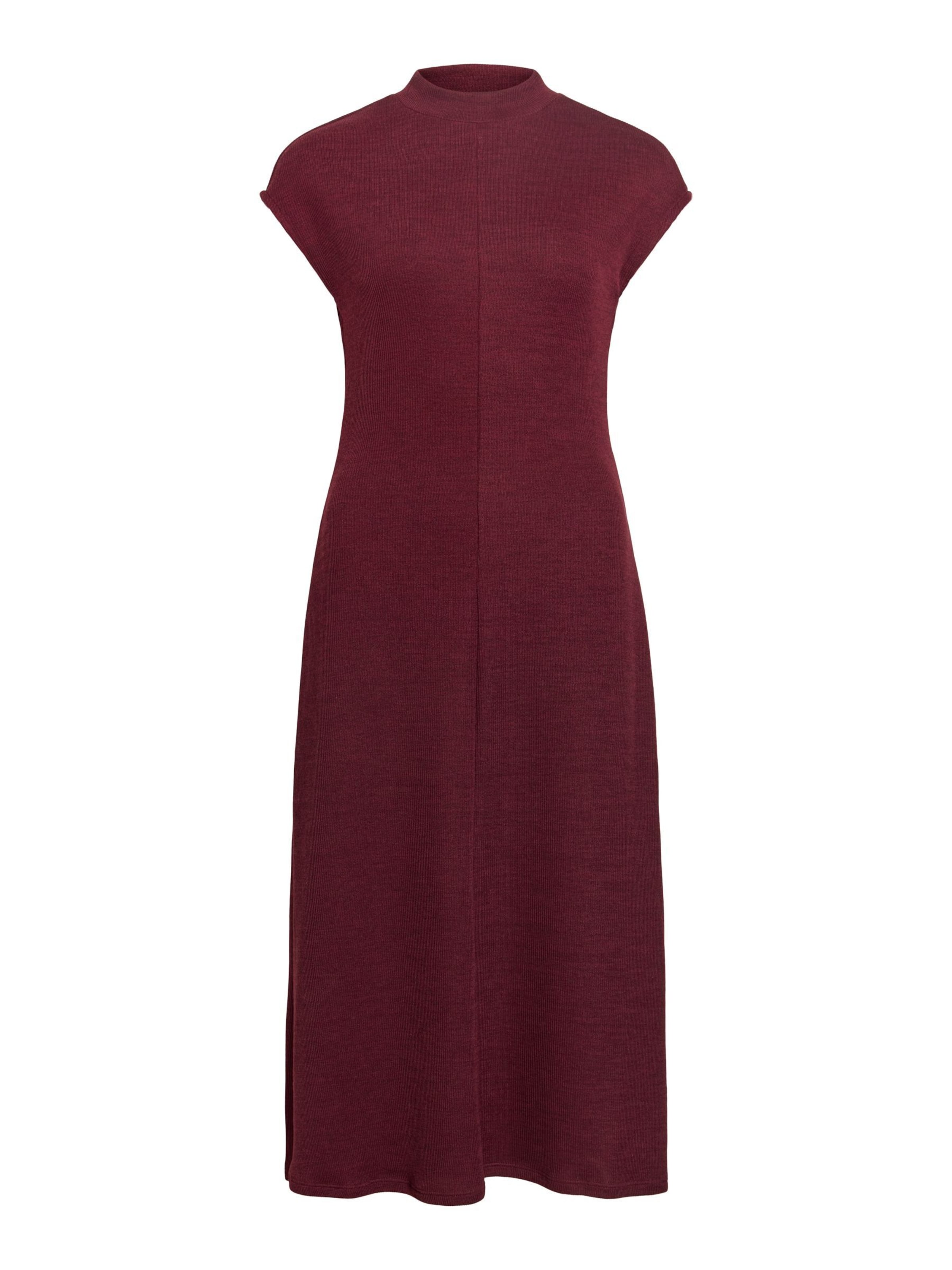 VILA Strikkjole 'VIRaffi' i rød: forside