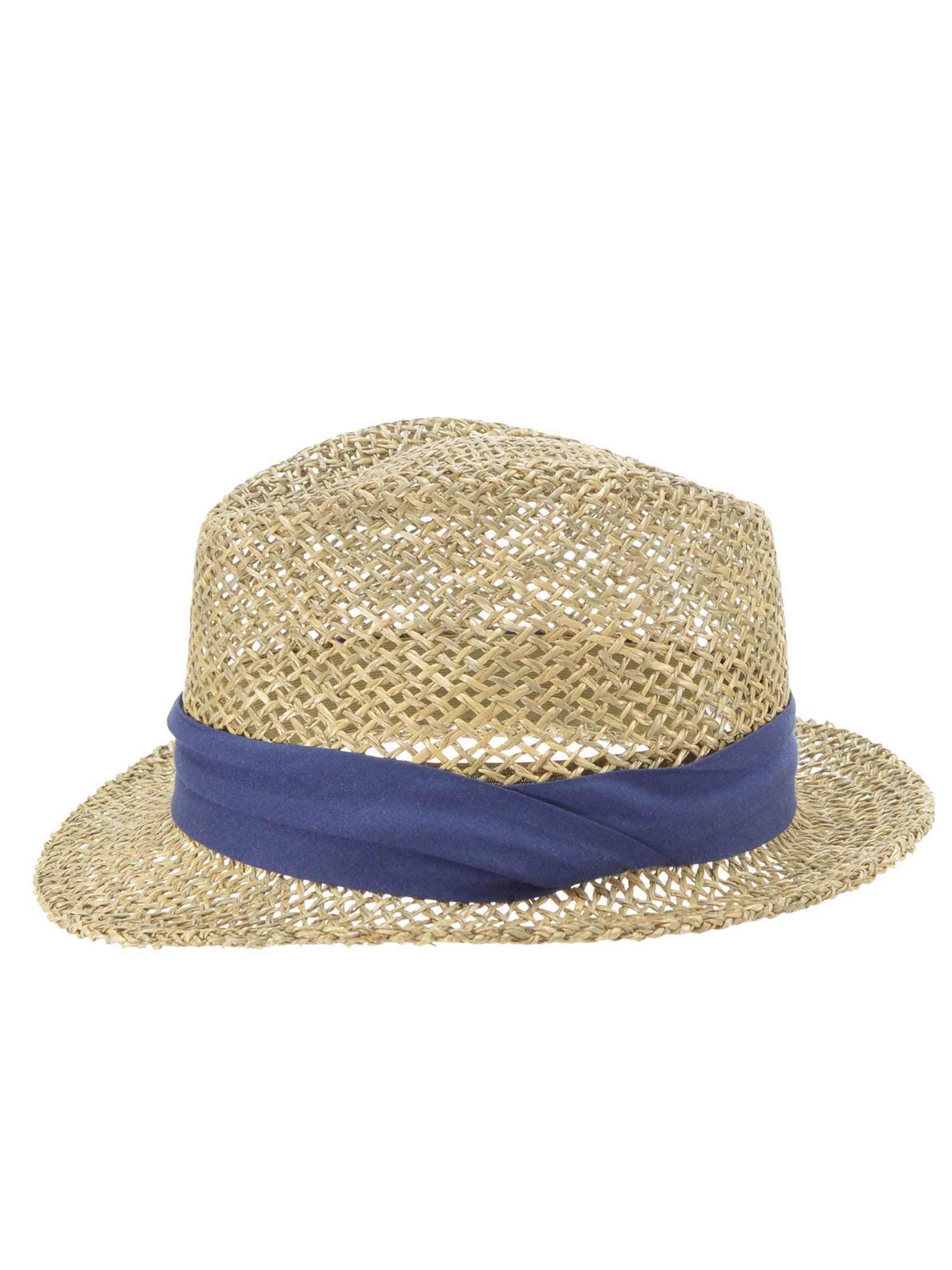 Seeberger Hat 'Hut' in Blue: front