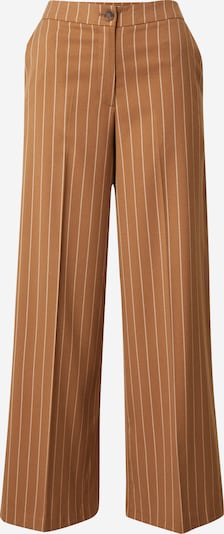 b.young Pantalon à plis 'DATUMA' en ocre / blanc, Vue avec produit