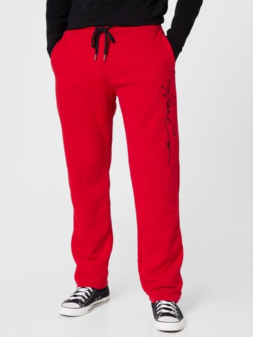 HOLLISTER Normalny krój Spodnie w kolorze czerwony: przód