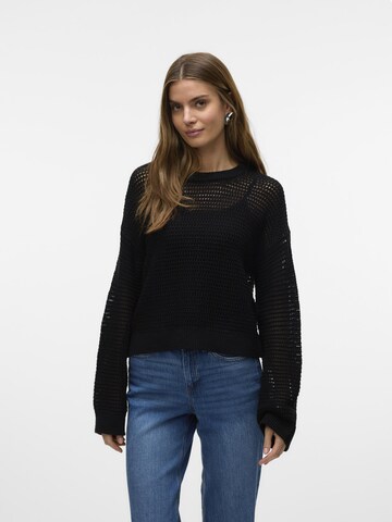 juoda VERO MODA Megztinis 'Newmadera': priekis