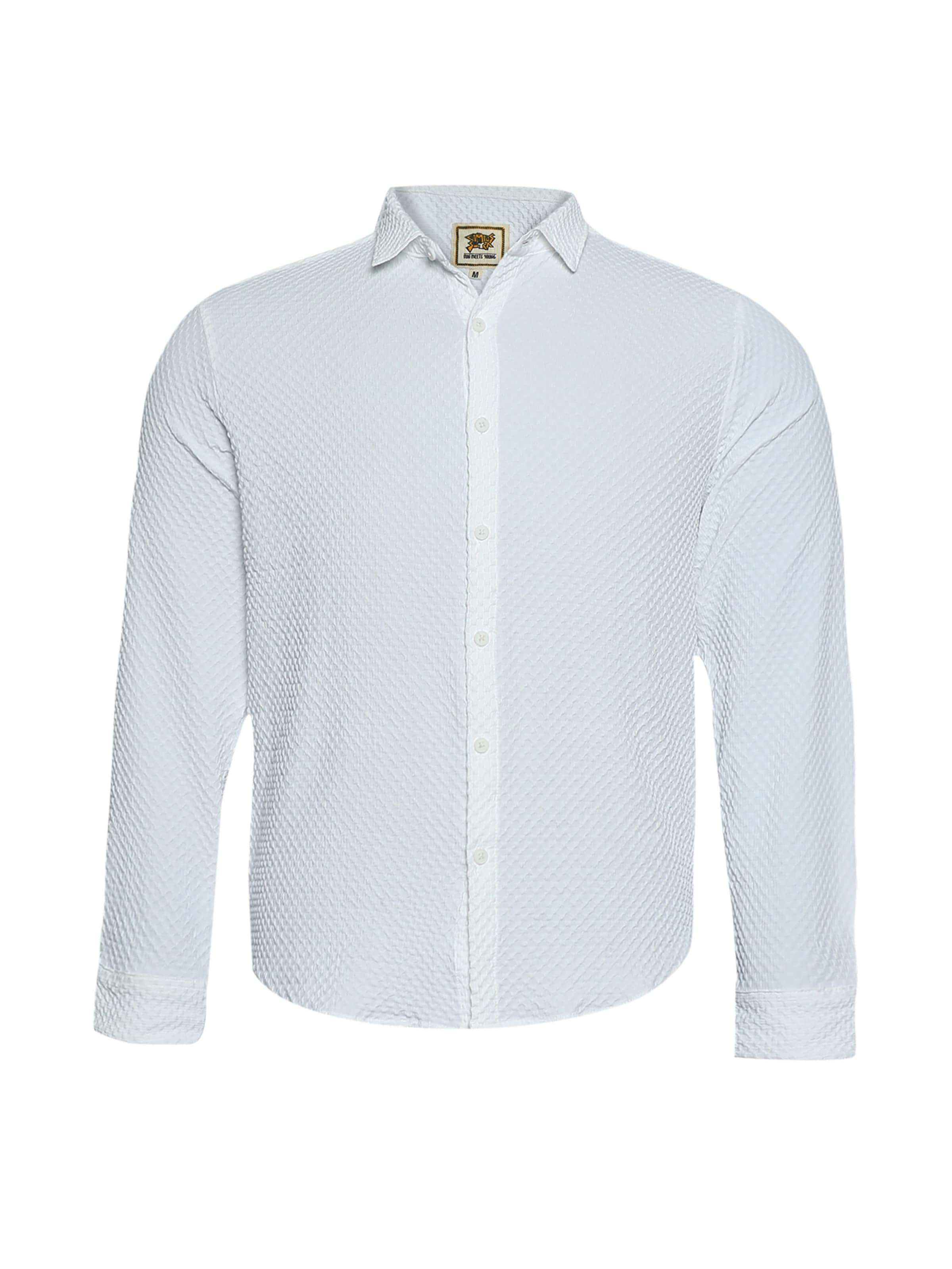 Campus Sutra Regular fit Ing ' Dakota ' - fehér: elől