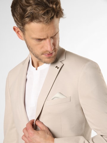 Coupe slim Veste de costume 'Brixdon' Finshley & Harding London en beige