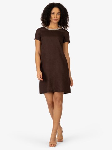 Robe mint & mia en marron : devant