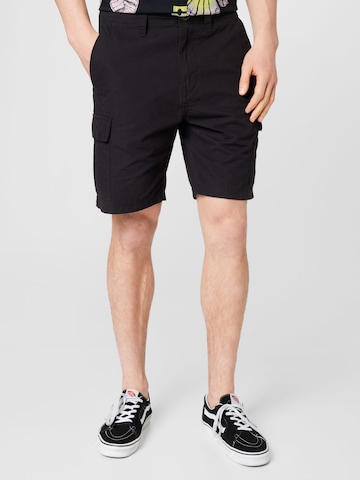 Volcom Cargo Pants 'March' in Black: front