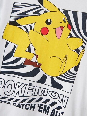 NAME IT Shirt 'NKMJamish Pokemon' in White
