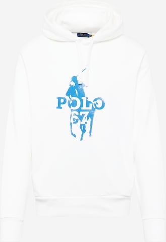 Polo Ralph Lauren Sweatshirt in White: front