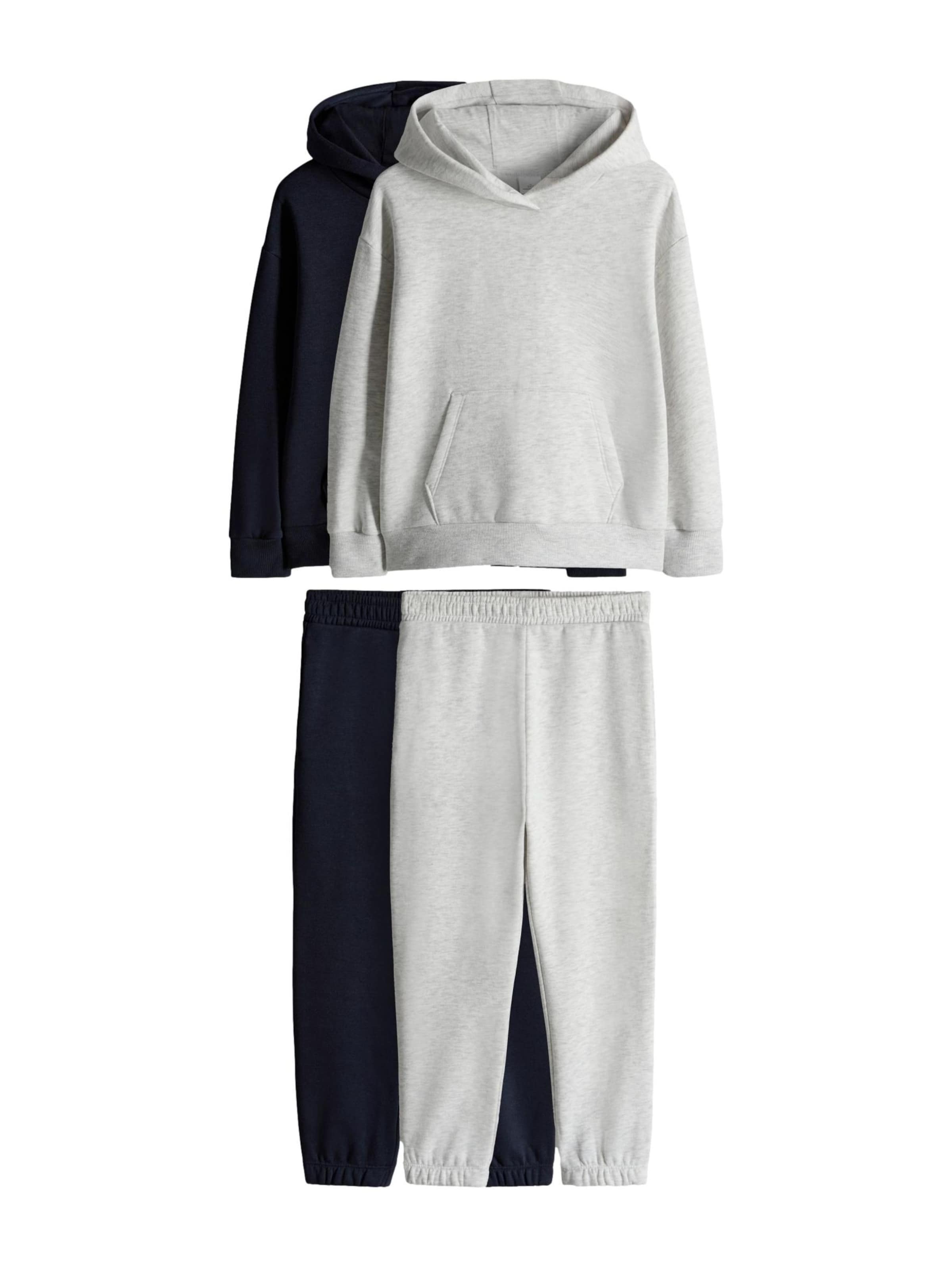 The Set Jogginganzug in Blau: Vorderseite