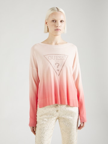 Pull-over 'IRENE' GUESS en orange : devant