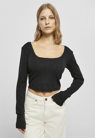 Urban Classics Shirt in Schwarz: Vorderseite