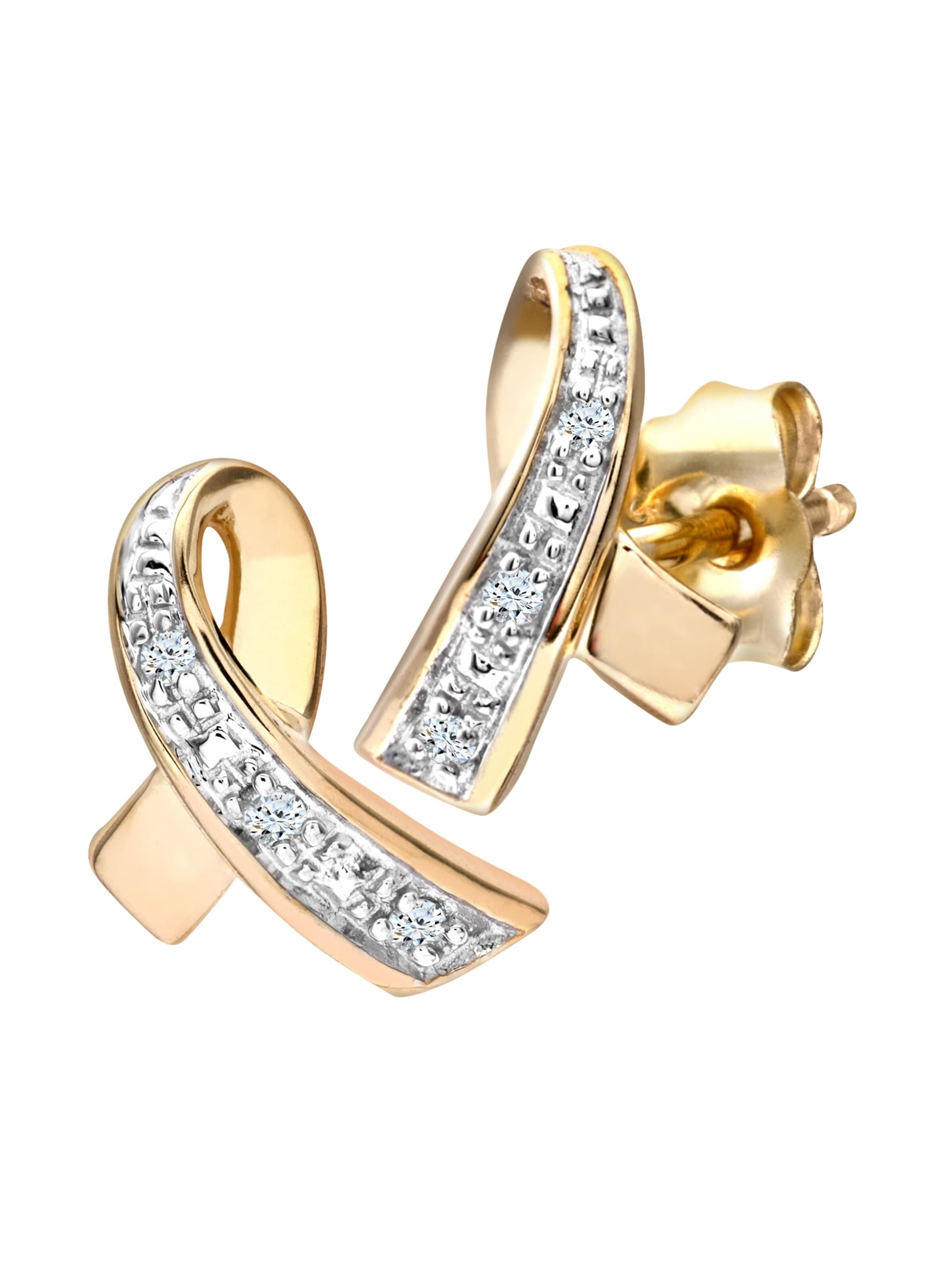 DIAMANT LETERNEL Oorbellen in Goud: voorkant