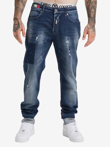 Carlo Colucci Regular Jeans 'Cavicchioli' in Blauw