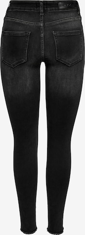 ONLY Skinny Jeans 'Blush' in Black