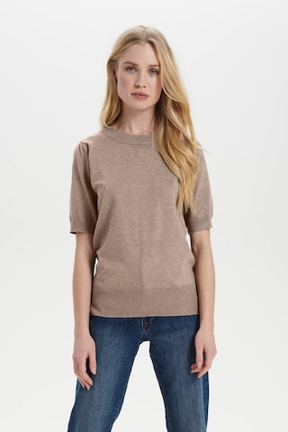 SAINT TROPEZ Sweater 'Mila' in Grey: front