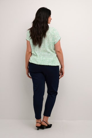 KAFFE CURVE Blouse 'Ami' in Green