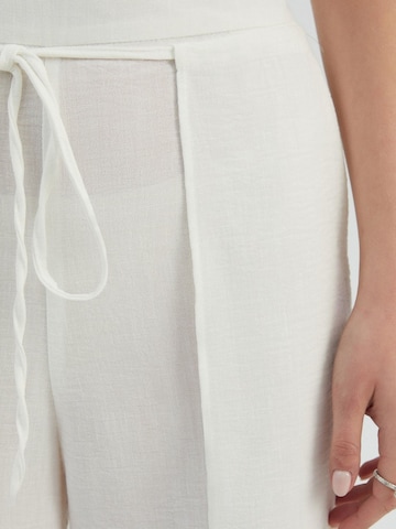 Hiccup Wide Leg Hose in Weiß