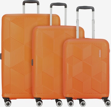 Set di valigie 'Sunchaser' di American Tourister in arancione: frontale