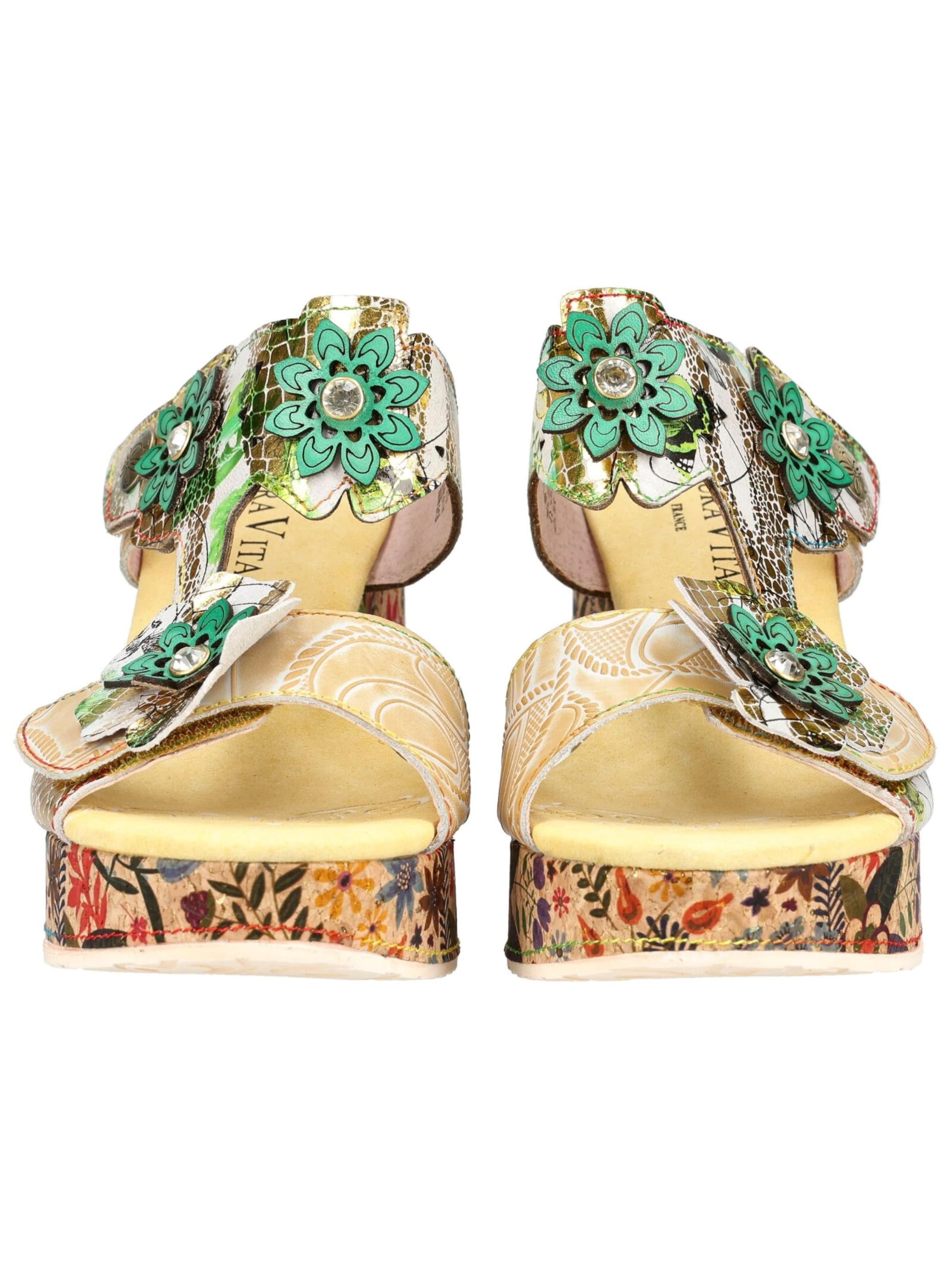 Laura Vita Pantolette in Beige