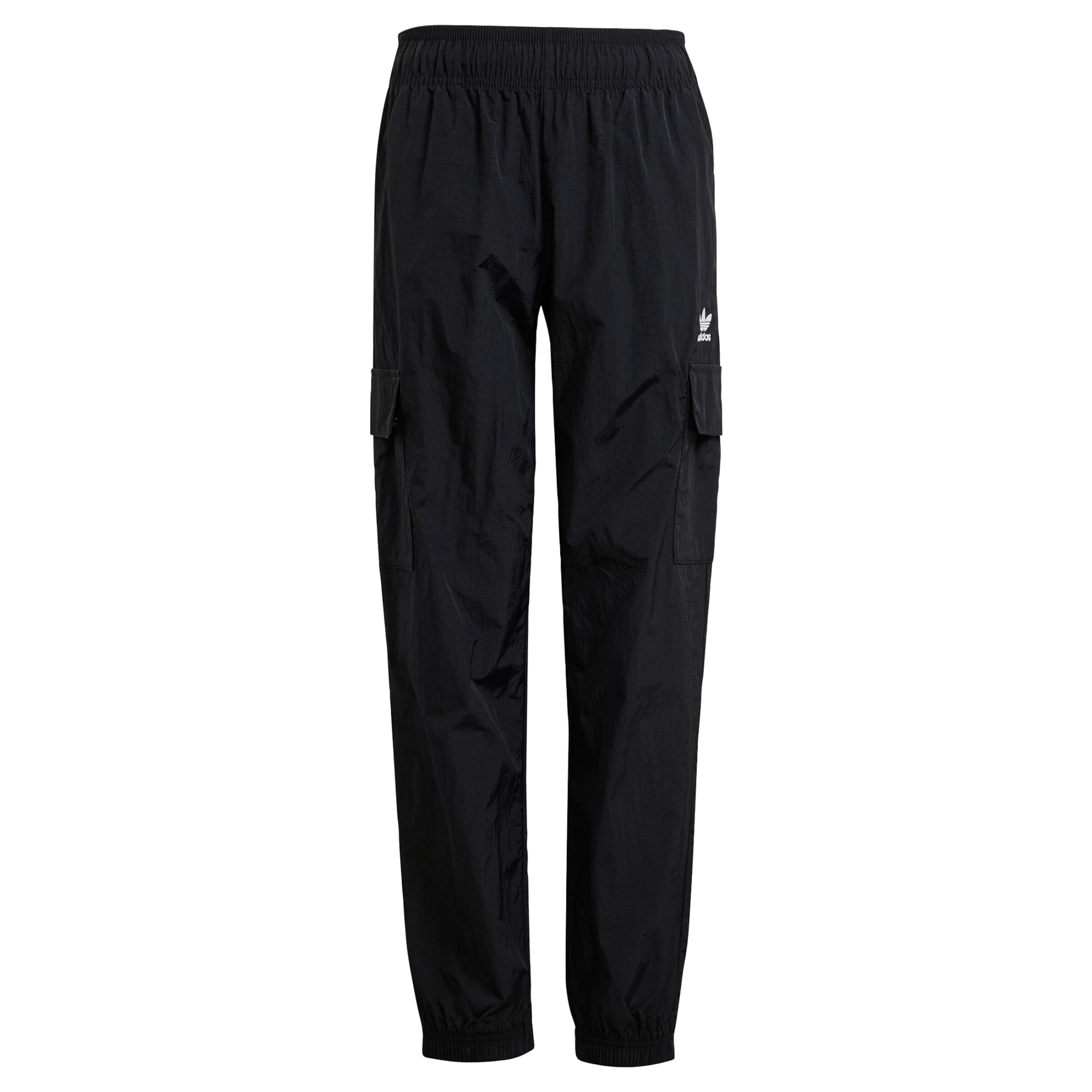 ADIDAS ORIGINALS Tapered Trousers 'Cargo Pants' in Black: front