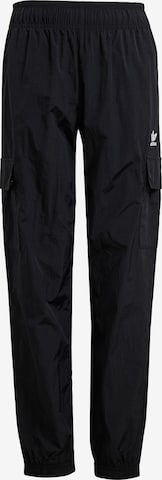 ADIDAS ORIGINALS Tapered Pants 'Cargo Pants' in Black: front