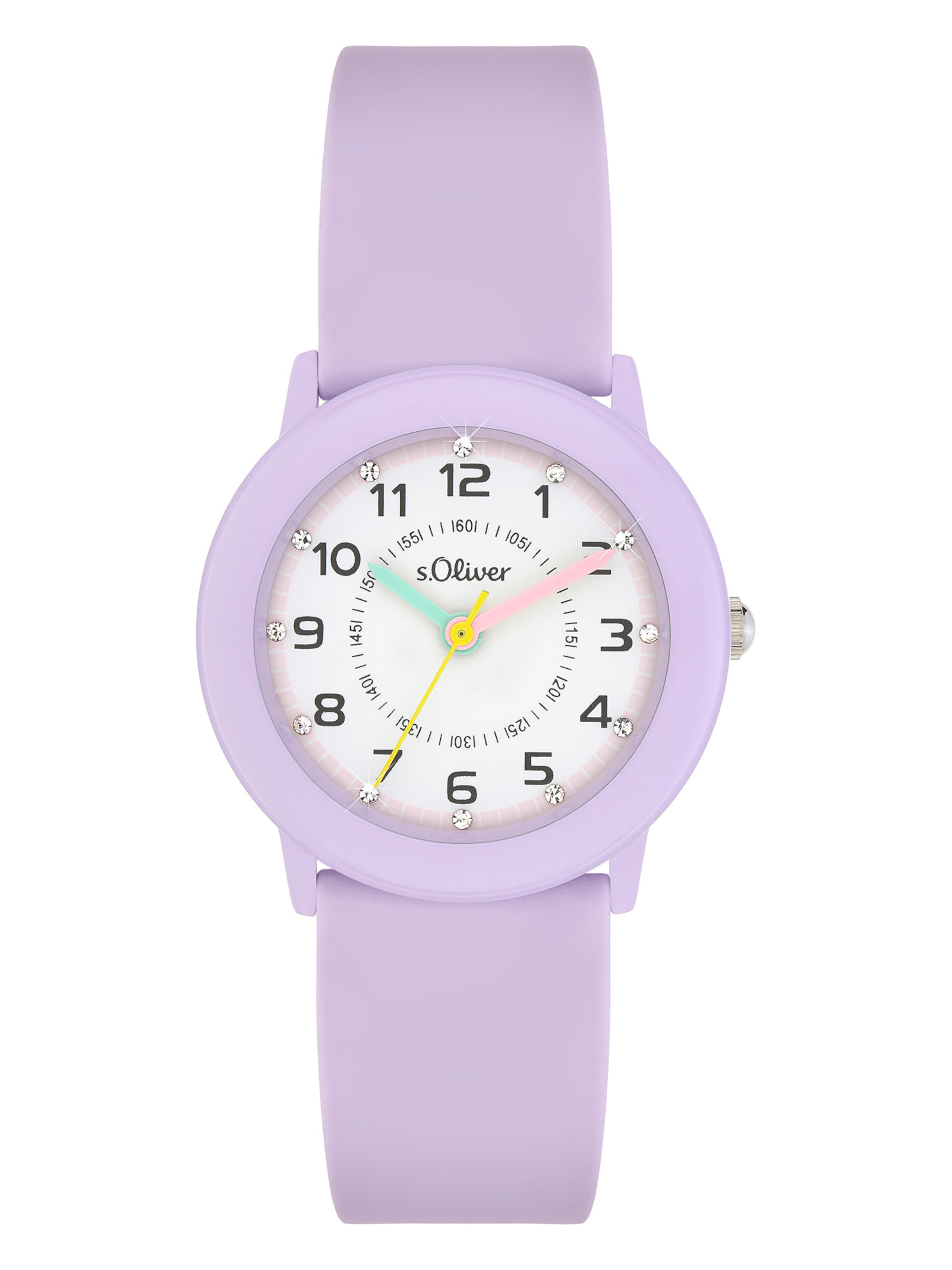 s.Oliver Watch 'The Little Spark' in Purple: front