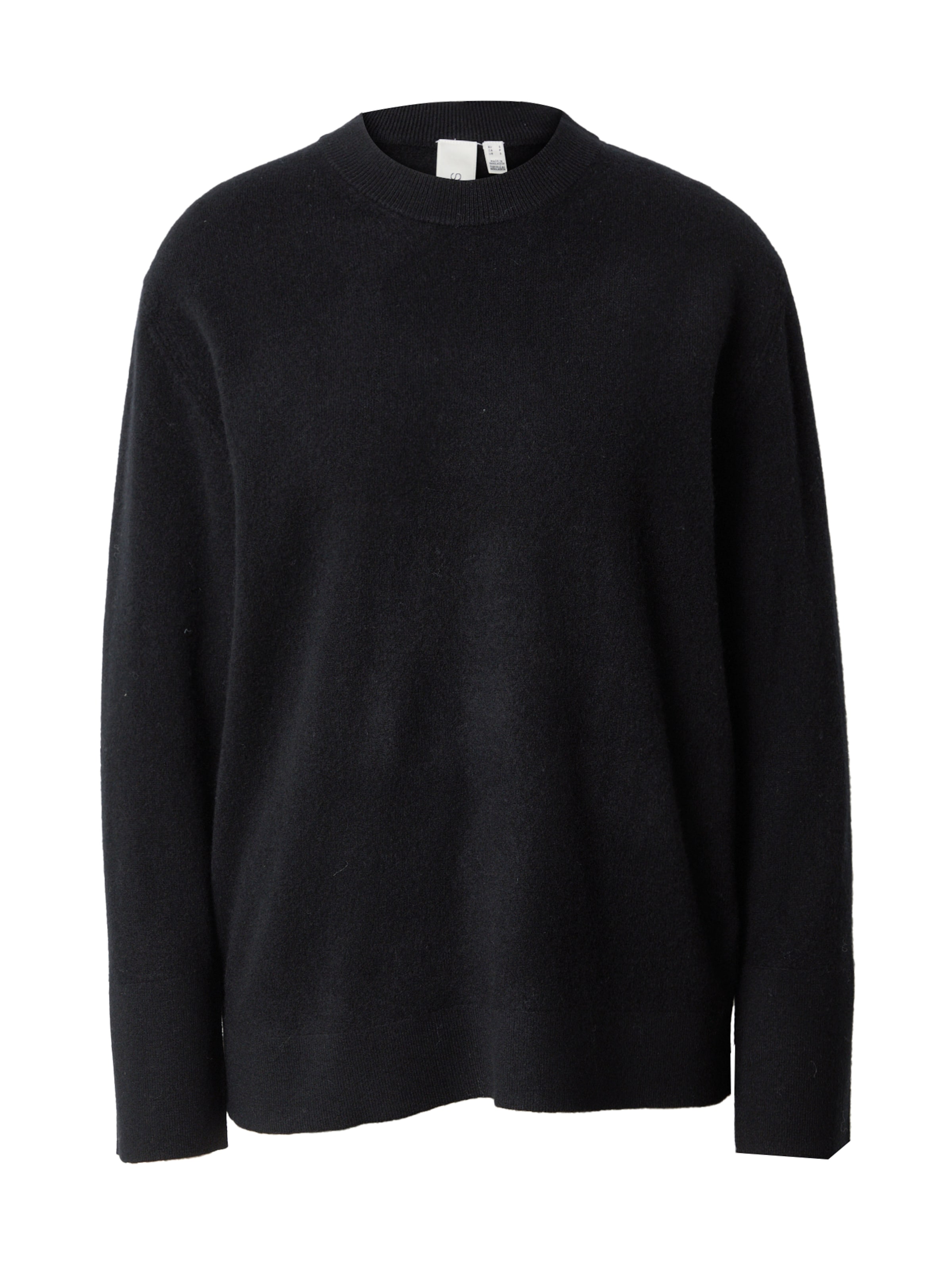 YAS Trui 'YASEMILIE' in Zwart: voorkant