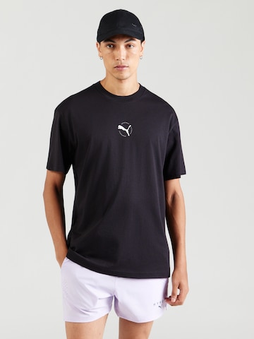 PUMA Μπλουζάκι σε μαύρο: μπροστά