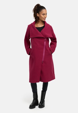 Cappotto di mezza stagione 'Samtrose' di NAVAHOO in rosa: frontale