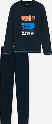 SCHIESSER Pajamas in Blue: front