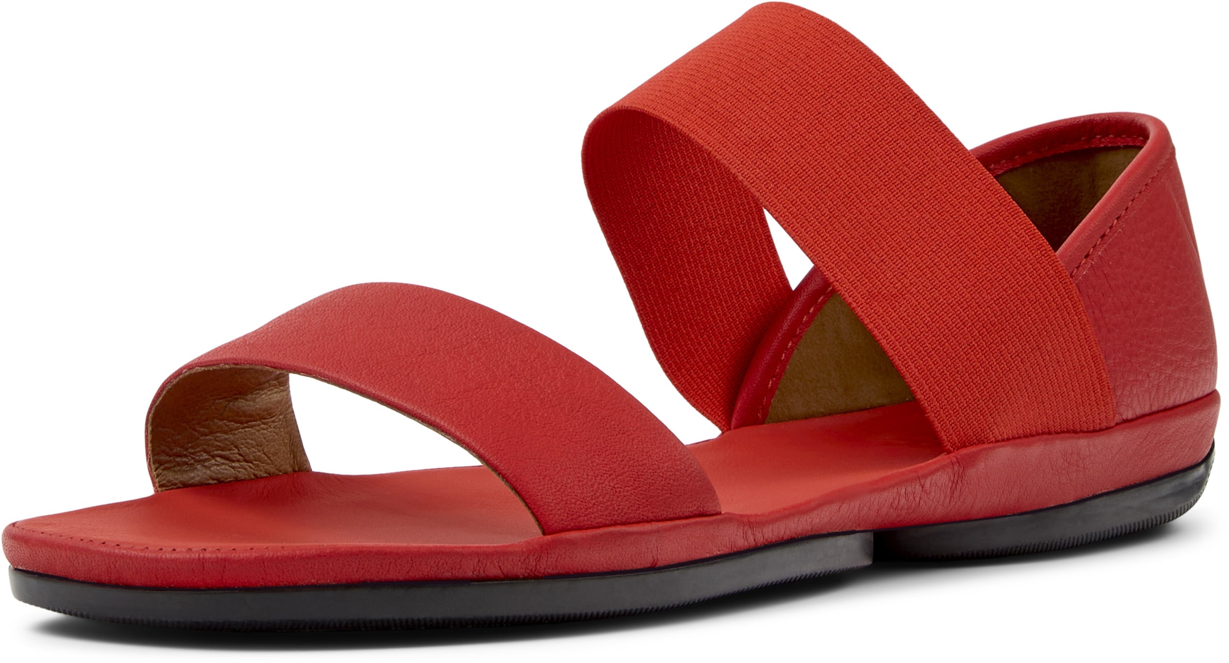 Sandalo con cinturino 'Right Nina' di CAMPER in rosso: frontale