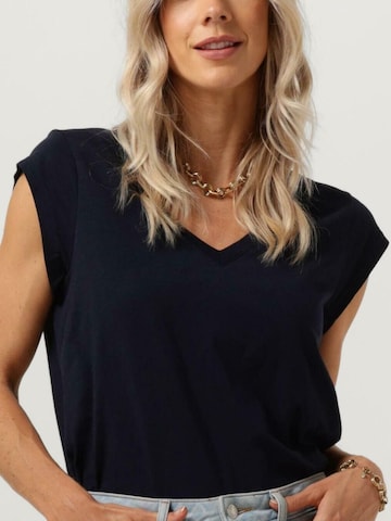 Coster Copenhagen Top ' CC ' w kolorze niebieski: przód