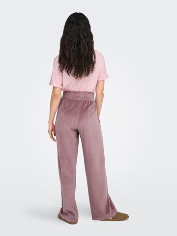 JDY Loose fit Trousers 'JDYVIDA ' in Pink