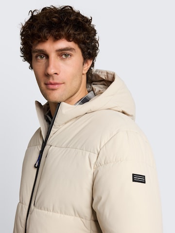 TOM TAILOR DENIM Winter jacket in Beige
