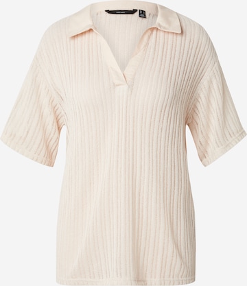 T-shirt 'VMCAILEY' VERO MODA en beige : devant