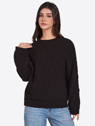 Pull-over Imily Bela en noir : devant