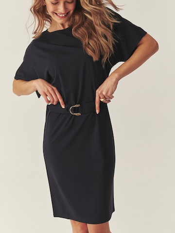 TATUUM Pletena obleka | modra barva