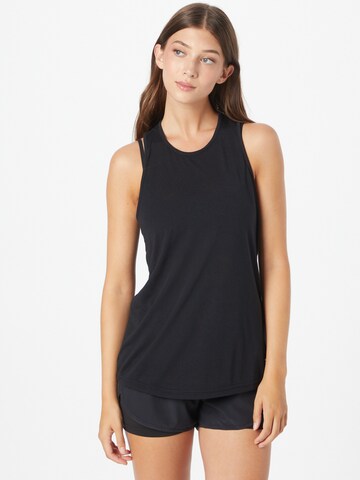 FILA Športni top | črna barva: sprednja stran