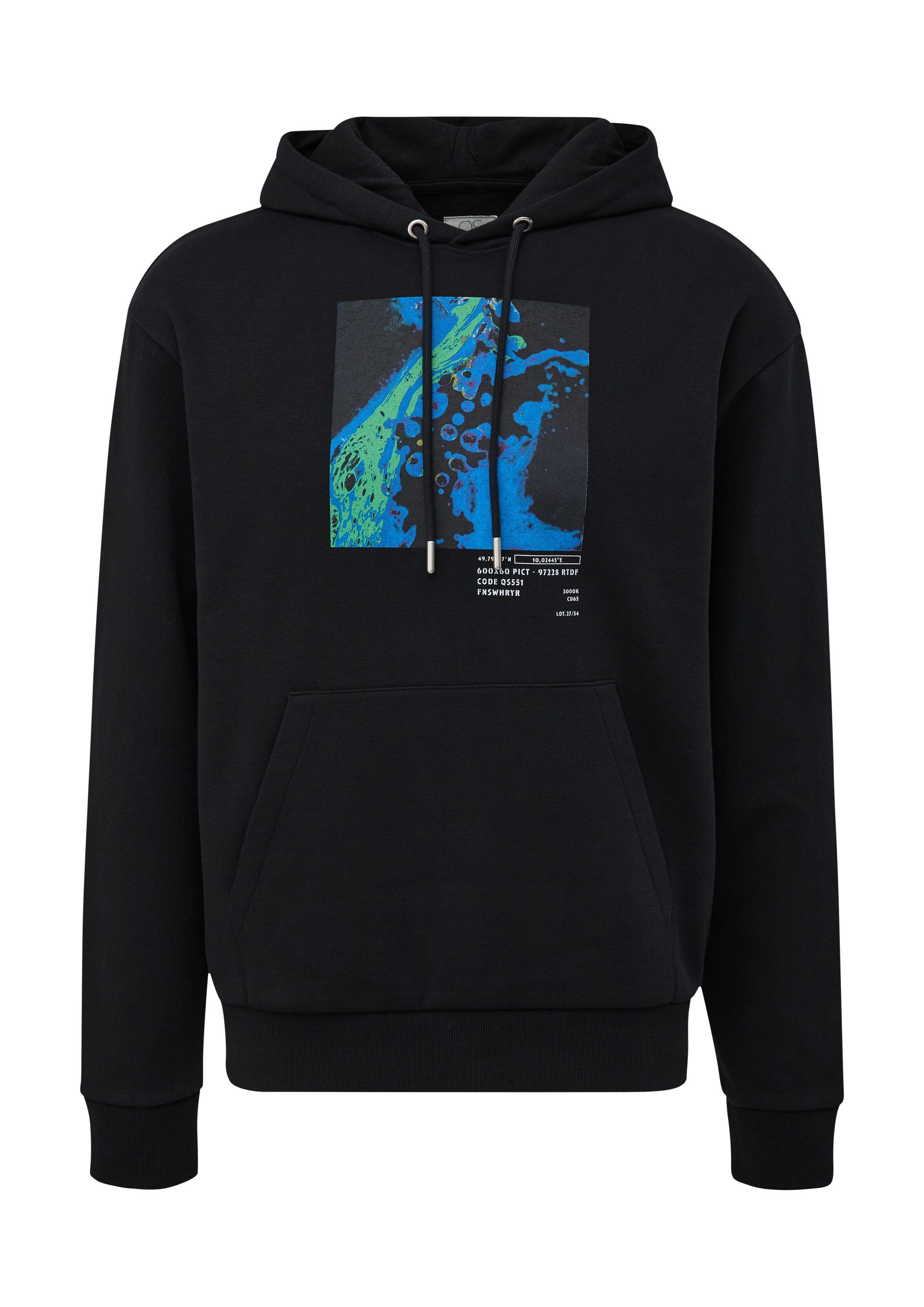 QS Sweatshirt in Black: front
