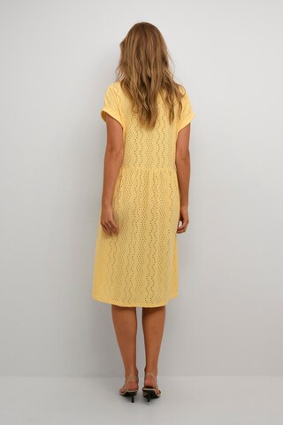 Kaffe Shirt dress 'Rachel' in Yellow