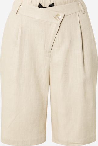 Loosefit Pantaloni con pieghe 'JOSIE' di VERO MODA in beige: frontale