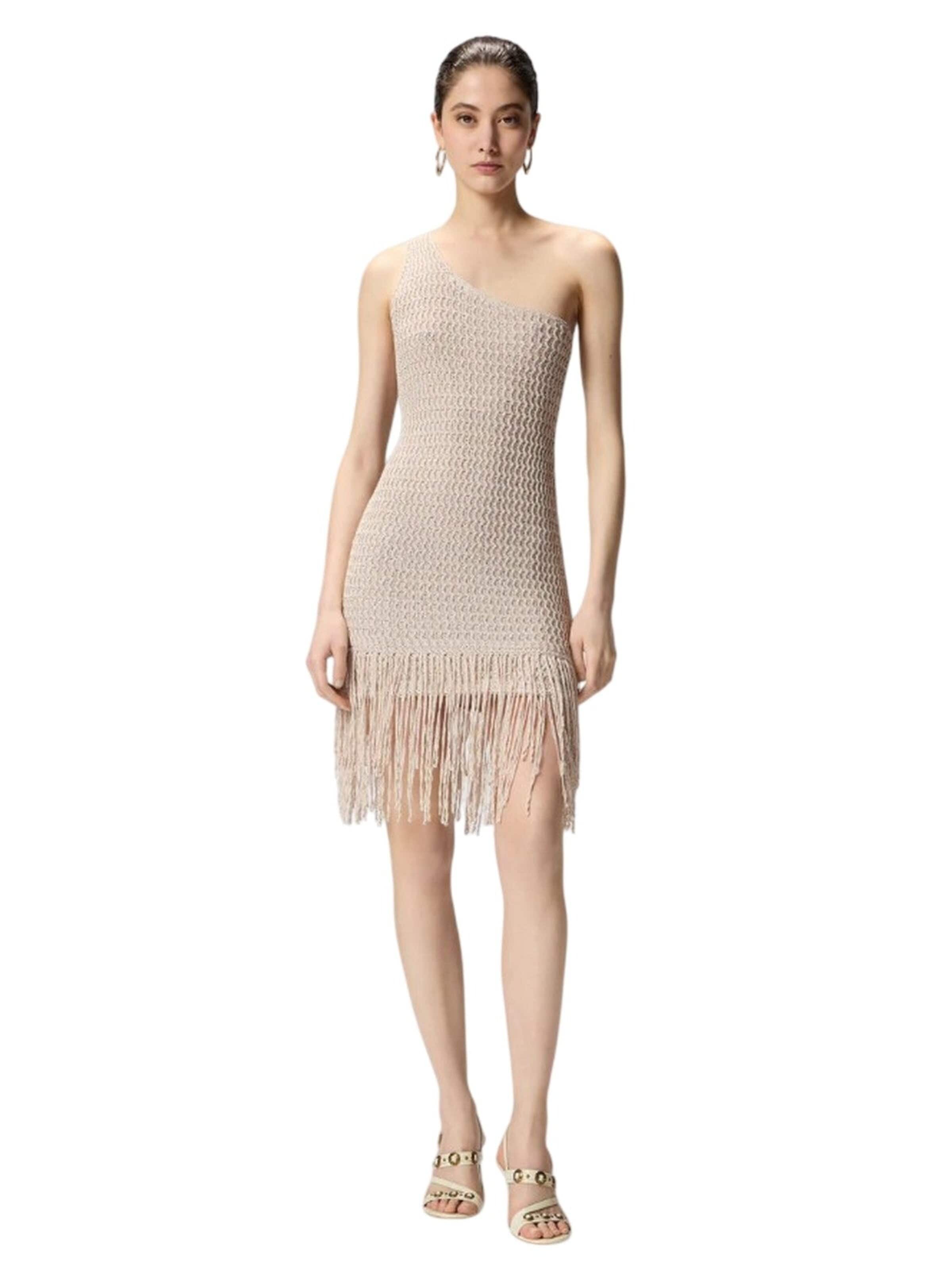 PINKO - Vestido de gala en gris: frente