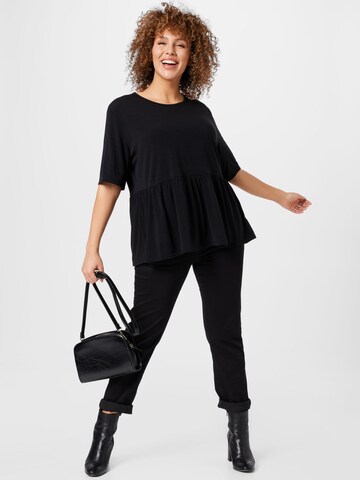 T-shirt Nasty Gal Plus en noir