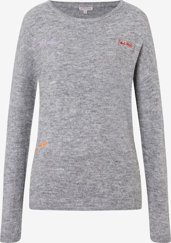 TIMEZONE Sweater in Grey: front