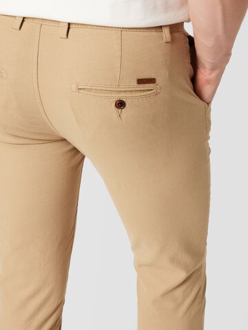 JACK & JONES Slimfit Chinohose 'JJMarco' in Braun
