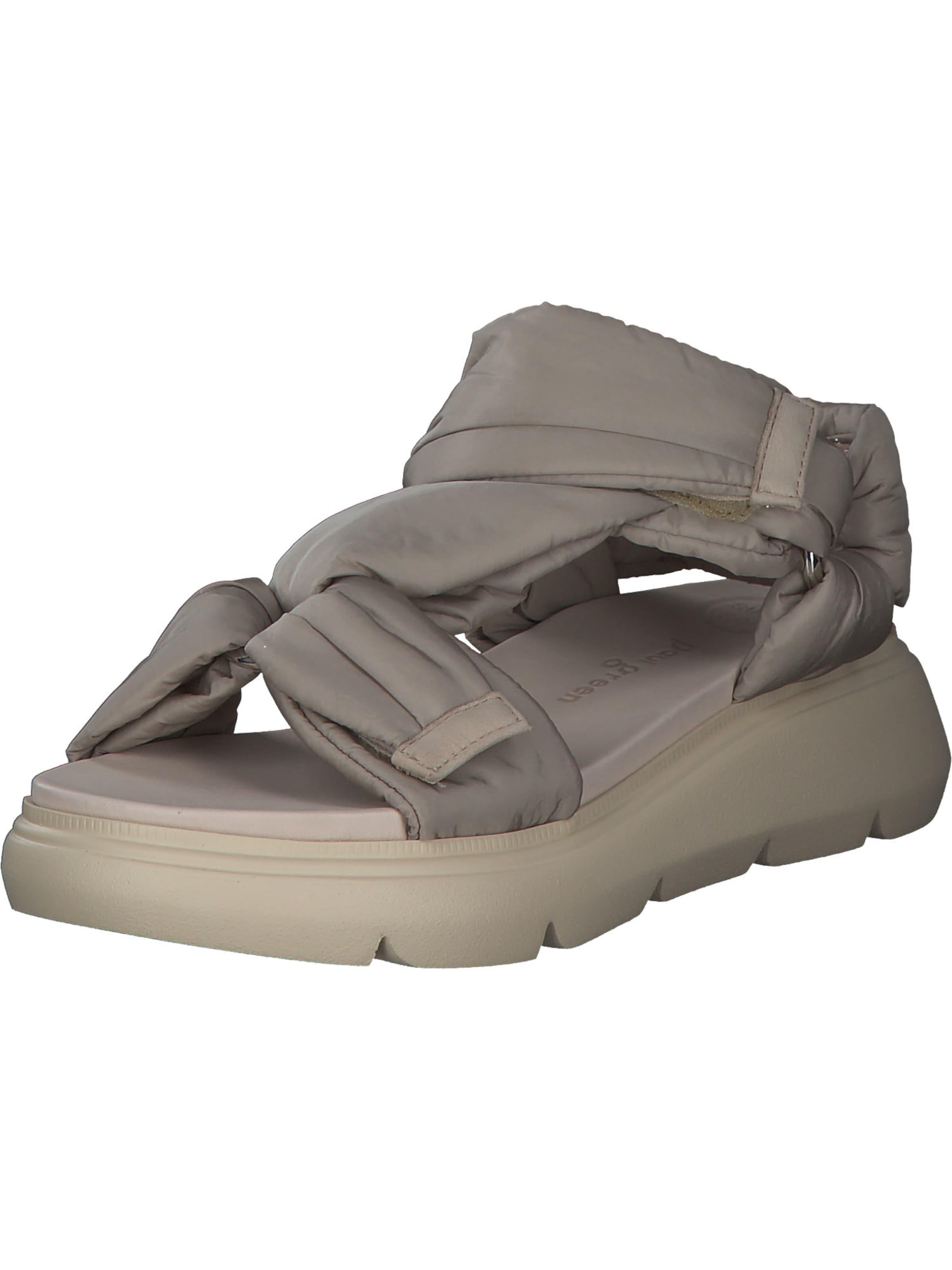 Paul Green Sandales 'Balloon' en beige foncé, Vue avec produit