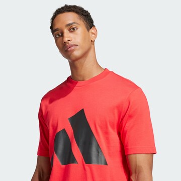 ADIDAS SPORTSWEAR Функциональная футболка 'Essentials' в Красный